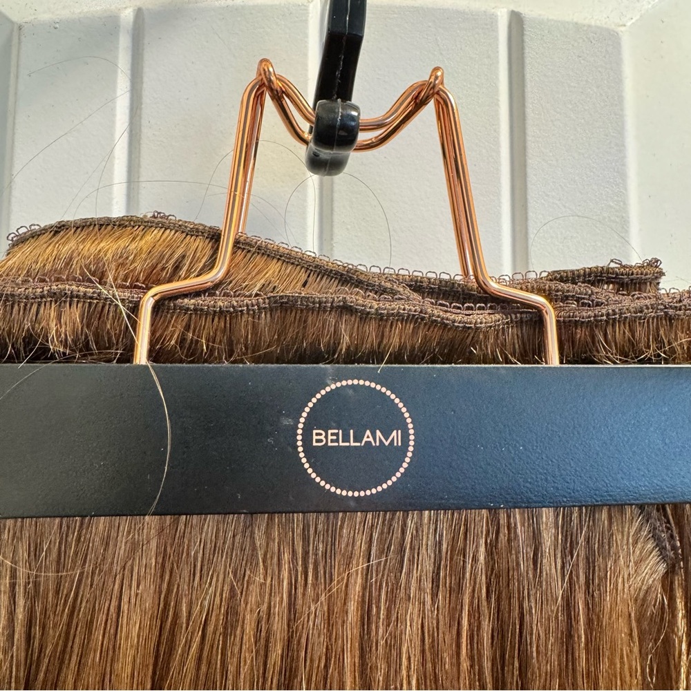 BELLAMI Ash Brown Hair Extensions - 20 Inch - Picture 3 of 5